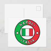 Napoli Italia Briefkaart (Voorkant / Achterkant)