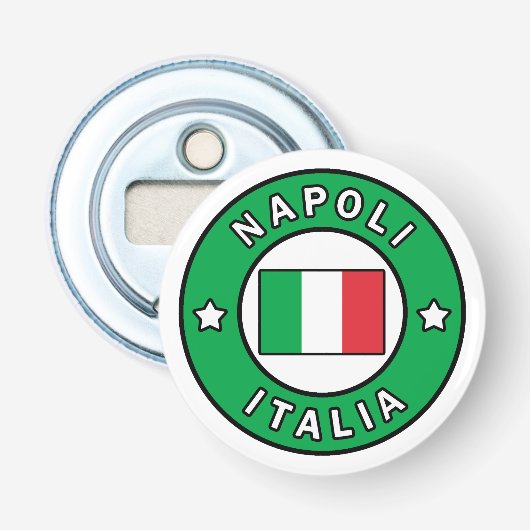 Napoli Italia Button Flesopener (Voorkant)