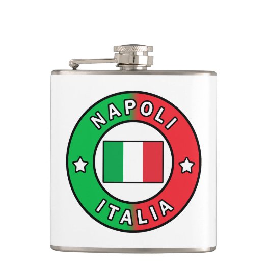 Napoli Italia Heupfles (Voorkant)