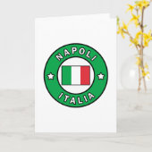 Napoli Italia Kaart (Gele Bloem)