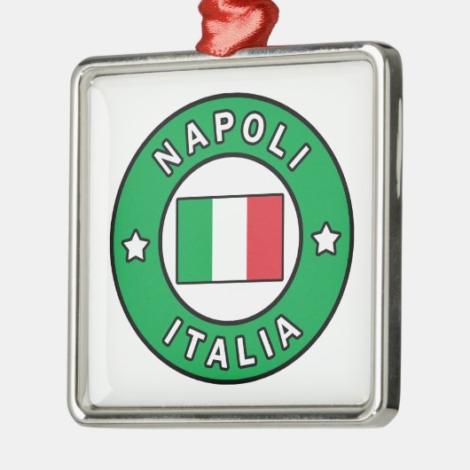 Napoli Italia Metalen Ornament (Links)
