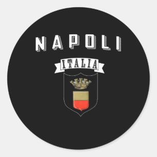 Napoli Italia Napels Italië Ronde Sticker