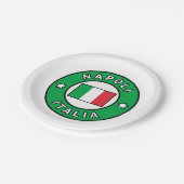 Napoli Italia Papieren Bordje (Gekanteld)