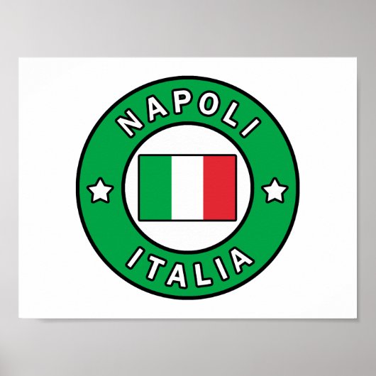 Napoli Italia Poster (Voorkant)