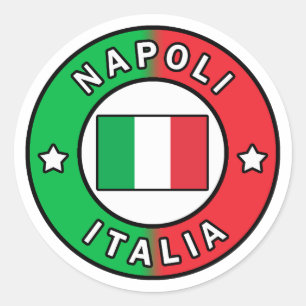 Napoli Italia Ronde Sticker