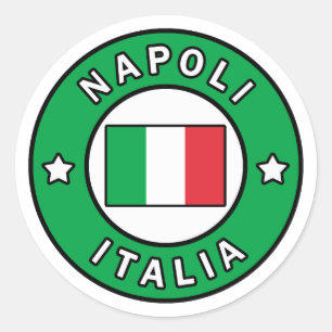 Napoli Italia Ronde Sticker