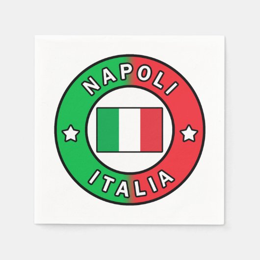 Napoli Italia Servetten (Voorkant)