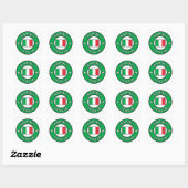 Napoli Italia Vierkante Sticker (Vel)