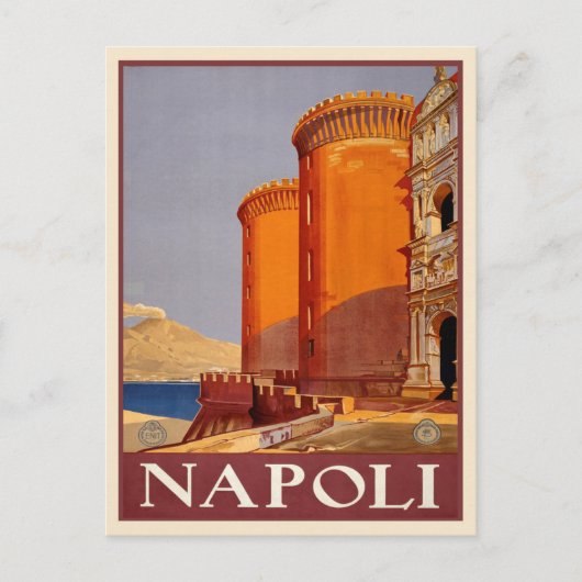 Napoli, Italië Briefkaart van de Vintage Travel (Voorkant)