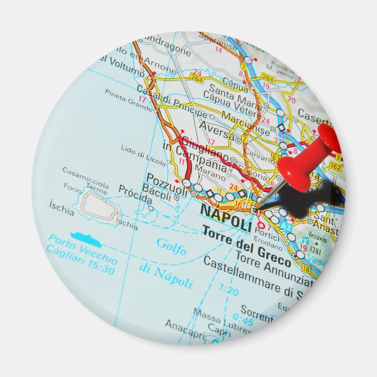 Napoli, Italië Magneet (Voorkant)