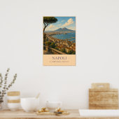 Napoli, Italië – Oude Reisposter Poster (Keuken)