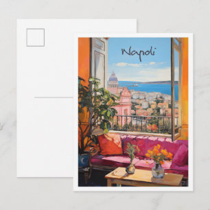 Napoli Italië Reis Esthetiek Briefkaart