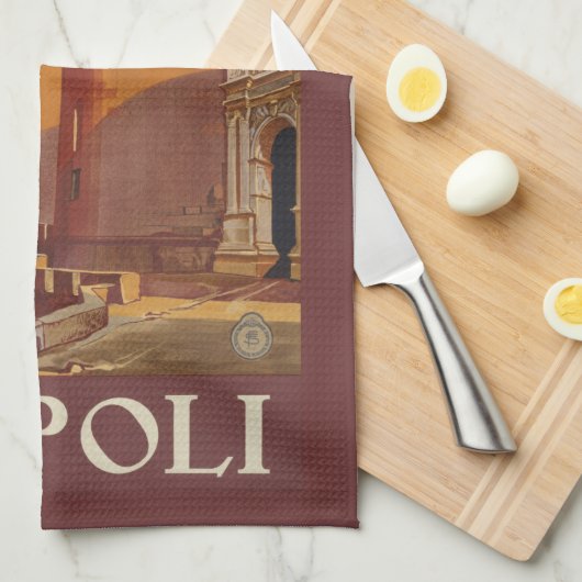  Napoli Italië Theedoek (Quarter Fold)