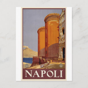 Napoli Italy Vintage Travel Briefkaart