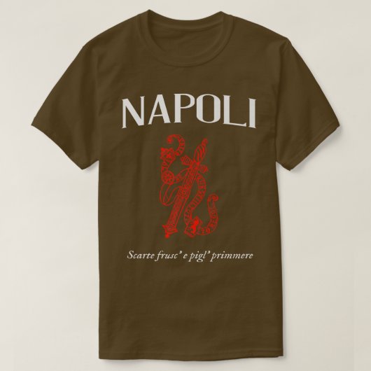 Napoli Jersey - Napels Italy Scopa Proverb 1105248 T-shirt (Design voorkant)