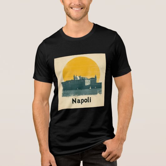 Napoli Limited Edition – van de jaren zestig Magic Tri-Blend Shirt (Voorkant)