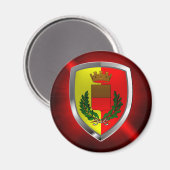 Napoli Mettalic Emblem Magneet (Voorkant / Achterkant)