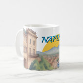 Napoli Mug – Vesuvio Skyline Coffee Cup | Souvenir Koffiemok (Voorkant links)