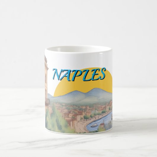 Napoli Mug – Vesuvio Skyline Coffee Cup | Souvenir Koffiemok (Center)