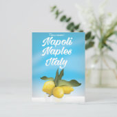 Napoli, Napels, Italië Lemons vintage-poster Briefkaart (Staand voorkant)