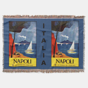 Napoli (Napels) vintage reis gooi deken