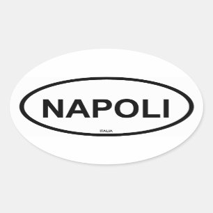 Napoli Ovale Sticker