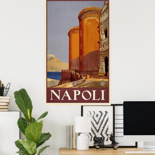  Napoli | Reizen Poster (Thuiskantoor)