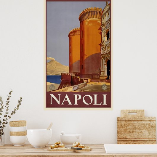  Napoli | Reizen Poster (Keuken)
