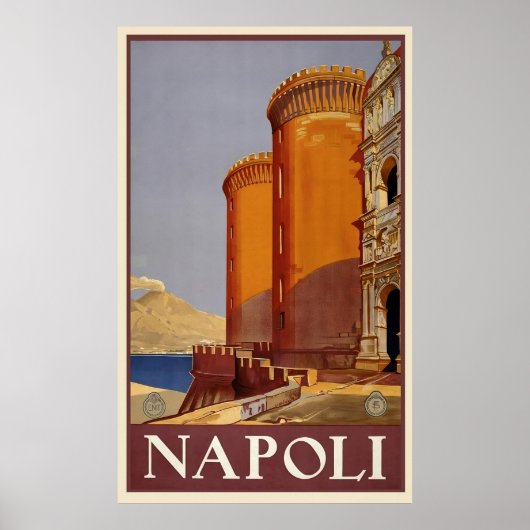  Napoli | Reizen Poster (Voorkant)