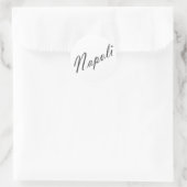 Napoli Ronde Sticker (Tas)