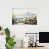 Napoli Serenity: Digitale Waterverf Art Prints (Thuiskantoor)