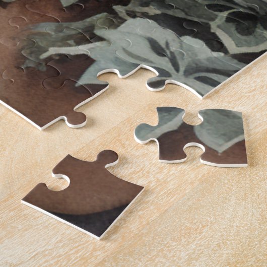 Napoli Serenity: Digitale Waterverf Art Prints Legpuzzel (Zijkant)