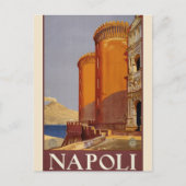  Napoli Travel Advertisement Europe Toerisme Briefkaart (Voorkant)