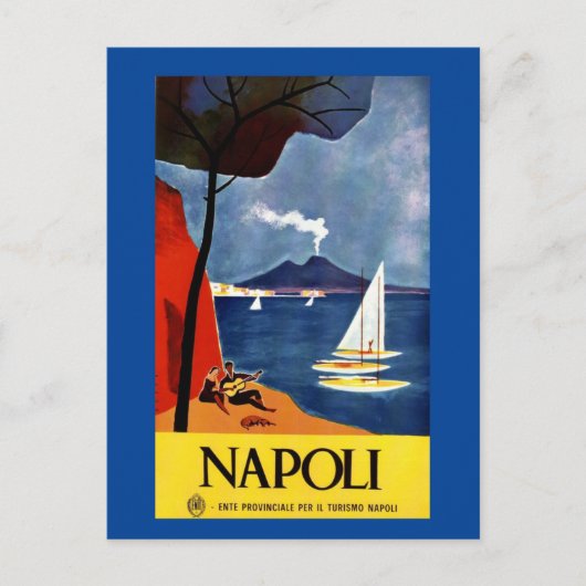  Napoli Travel Love Romance Briefkaart (Voorkant)