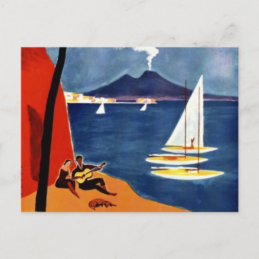  Napoli Travel Love Romance Briefkaart (Voorkant)