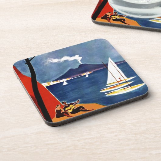  Napoli Travel Love Romance Onderzetter (Linkerzijde)