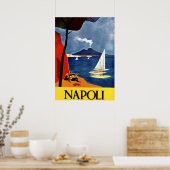  Napoli Travel Love Romance Poster (Keuken)