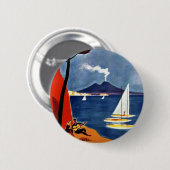  Napoli Travel Love Romance Ronde Button 5,7 Cm (Voorkant /achterkant)