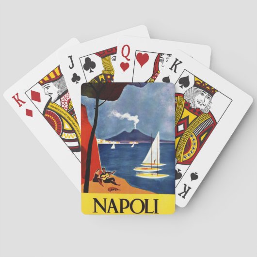  Napoli Travel Love Romance Speelkaarten (Achterkant)
