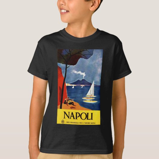  Napoli Travel Love Romance T-shirt (Voorkant)