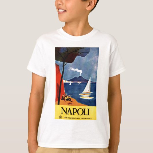  Napoli Travel Love Romance T-shirt (Voorkant)