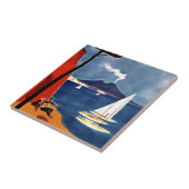  Napoli Travel Love Romance Tegeltje (Zijkant)