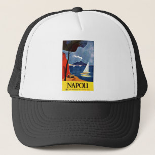  Napoli Travel Love Romance Trucker Pet