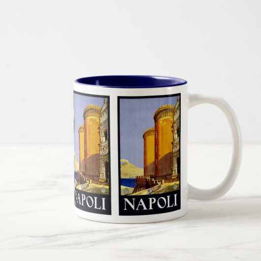 Napoli Tweekleurige Koffiemok (Rechts)