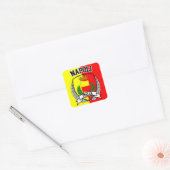Napoli Vierkante Sticker (Envelop)