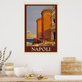 Napoli Vintage Travel  Poster