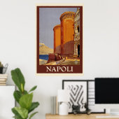 Napoli Vintage Travel  Poster (Thuiskantoor)