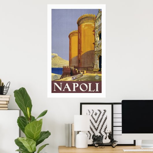 Napoli (wit) poster (Thuiskantoor)