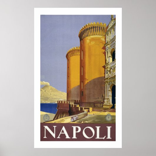 Napoli (wit) poster (Voorkant)