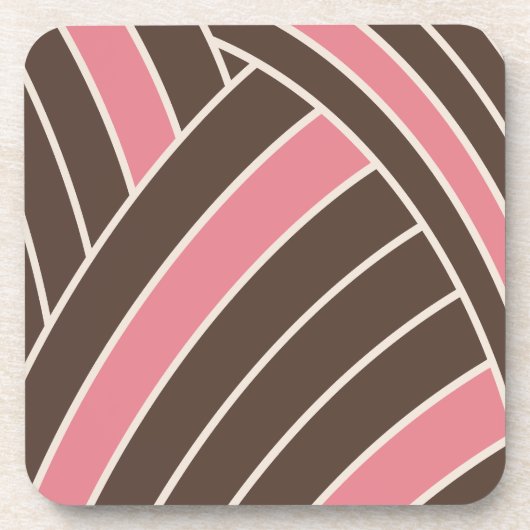 Napolitaans Abstract Bier Onderzetter (Voorkant)